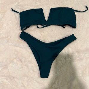 Teal bikini